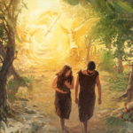 Adam and Eve leave the Garden of Eden