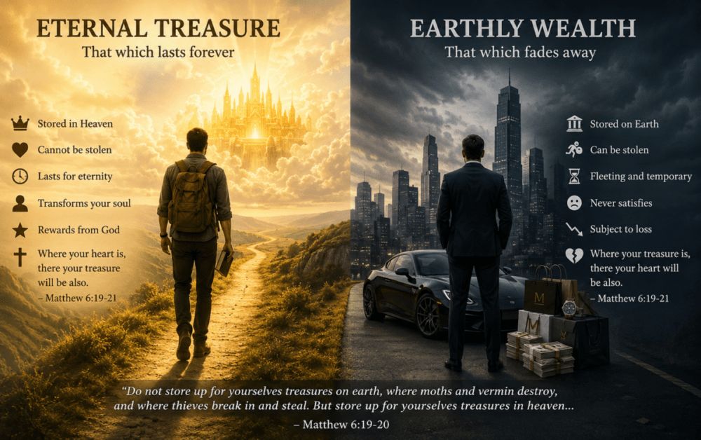 Eternal Treasure versus Earthly Wealth