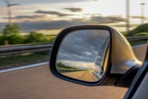 look back- in view of