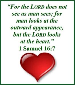 God sees our heart