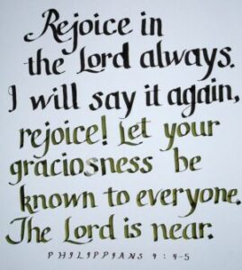 Rejoice in the Lord